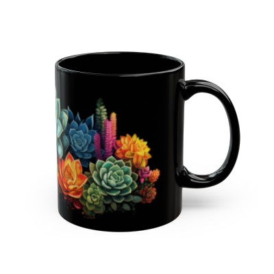 Colorful Succulent Mug