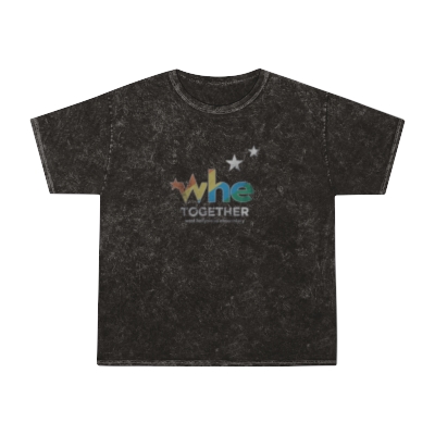 Adult Mineral Wash T-Shirt- WHE Together Logo on front