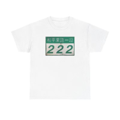 222 Hoping Dong Lu - Front only T in many colors