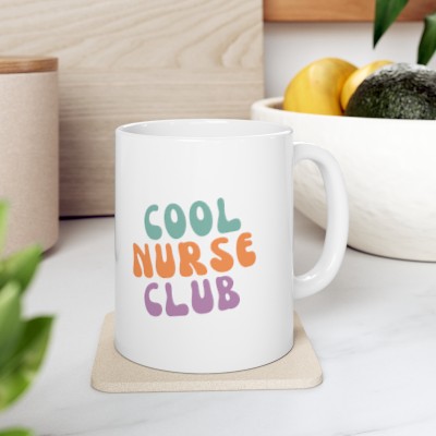 Cool Nurse Club: Ceramic mug 11oz.