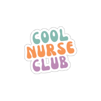 Cool Nurse Club: Die-Cut Sticker