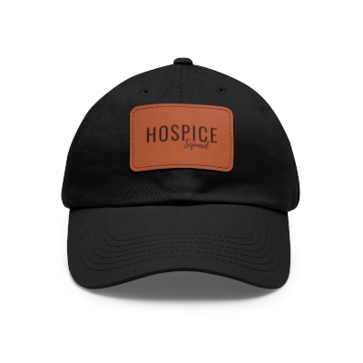 Hospice Squad: Dad Hat with Leather Patch