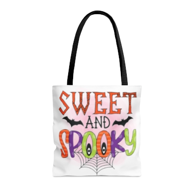 Halloween Tote Bag/Tote Bag Halloween/Cute Halloween Print Sweet And Spooky Halloween Tote Bag (AOP)