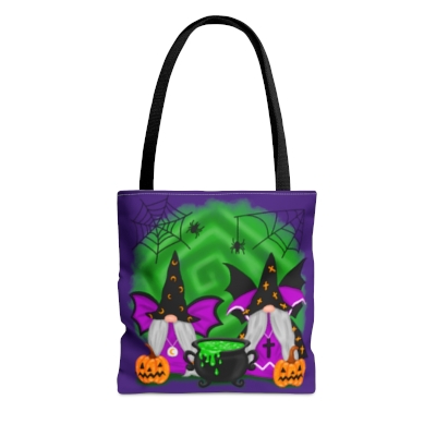 Halloween Tote Bag/Tote Bag Halloween/Gnomes/Halloween Gnomes Print Tote Bag (AOP)