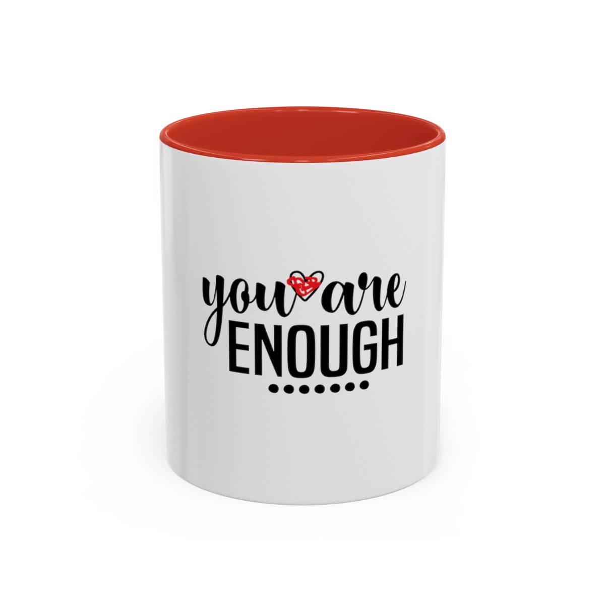 You Are Enough Accent Coffee Mug, 11oz product main image