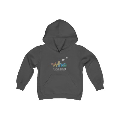 Youth Hooded Sweatshirt- WHE Together logo