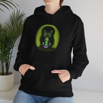 Candle Cat Hoodie