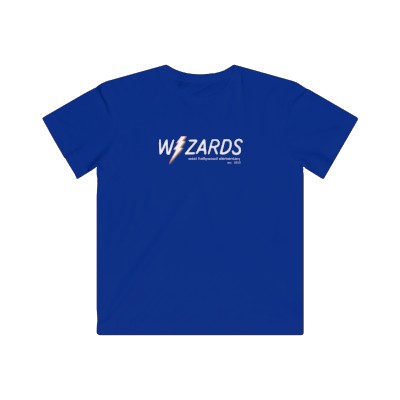 Youth Fine Jersey Tee- Wizards logo