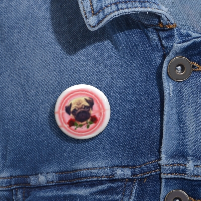 Bob The Dog Logo Pin Buttons
