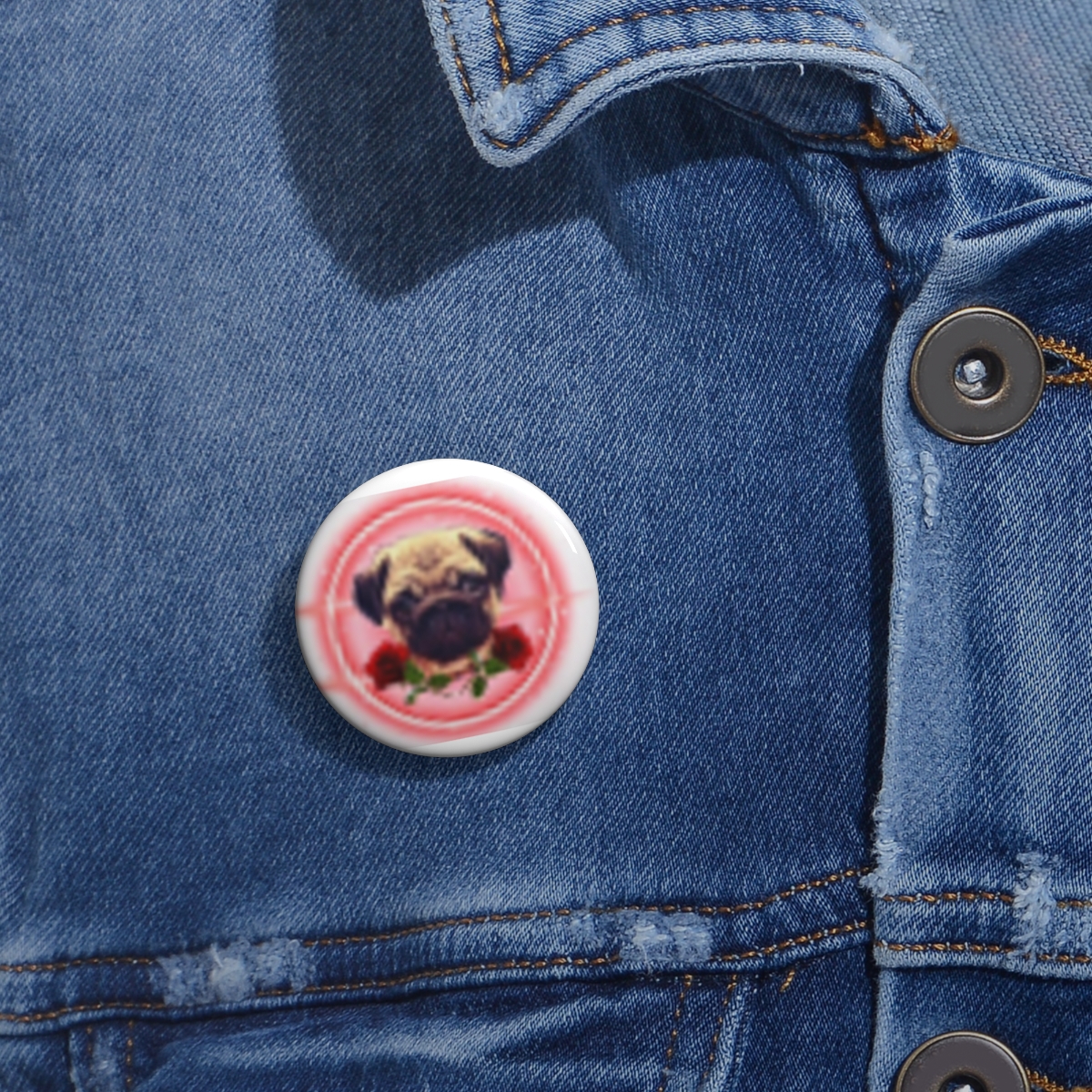 Bob The Dog Logo Pin Buttons product main image