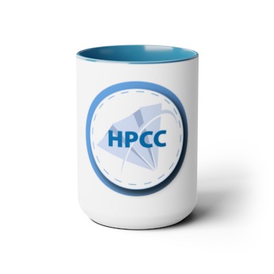 HPCC Two-Tone Coffee Mugs, 15oz