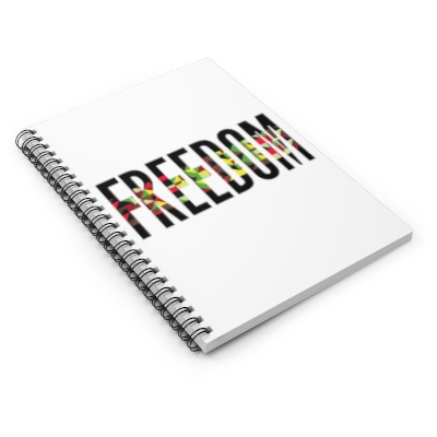 FREEDOM Spiral Notebook -Ruled Line
