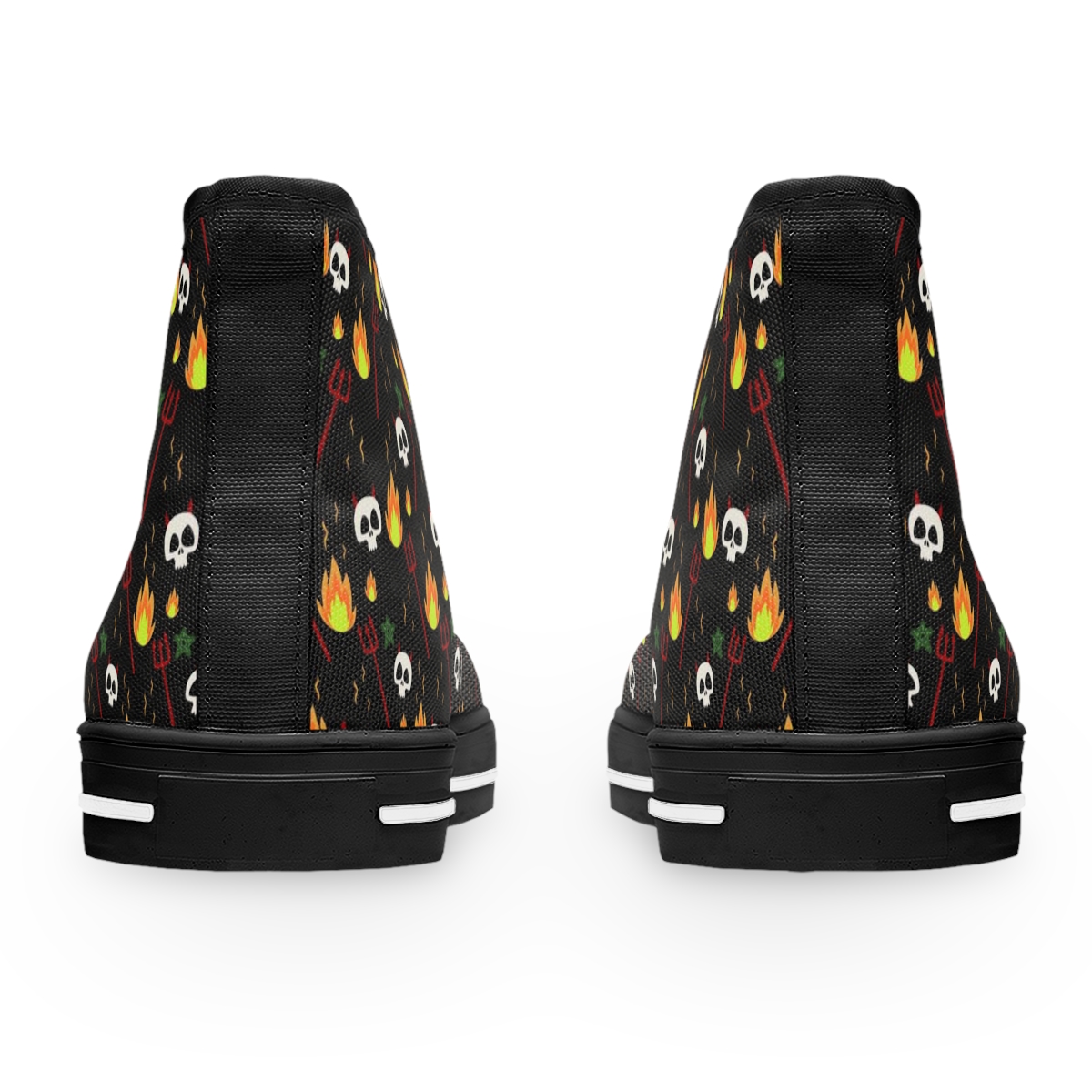 "Cutie Skellie Hellfire" Women's High Top Sneakers product thumbnail image
