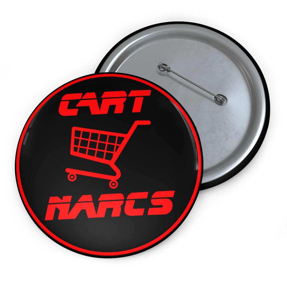 Cart Narcs Pin Button product thumbnail image