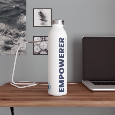 Empowerer - stainless steel slim water bottle