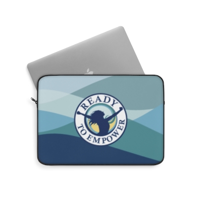 Logo and Waves Laptop Sleeve