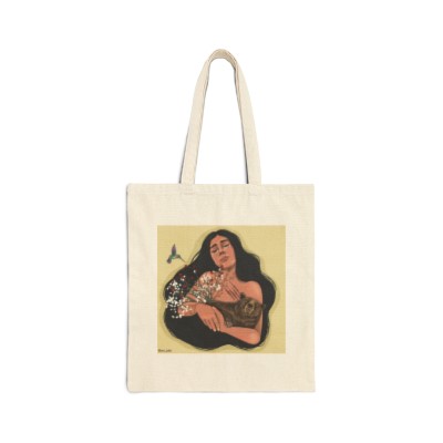 "Heal yourself" Cotton Canvas Tote Bag