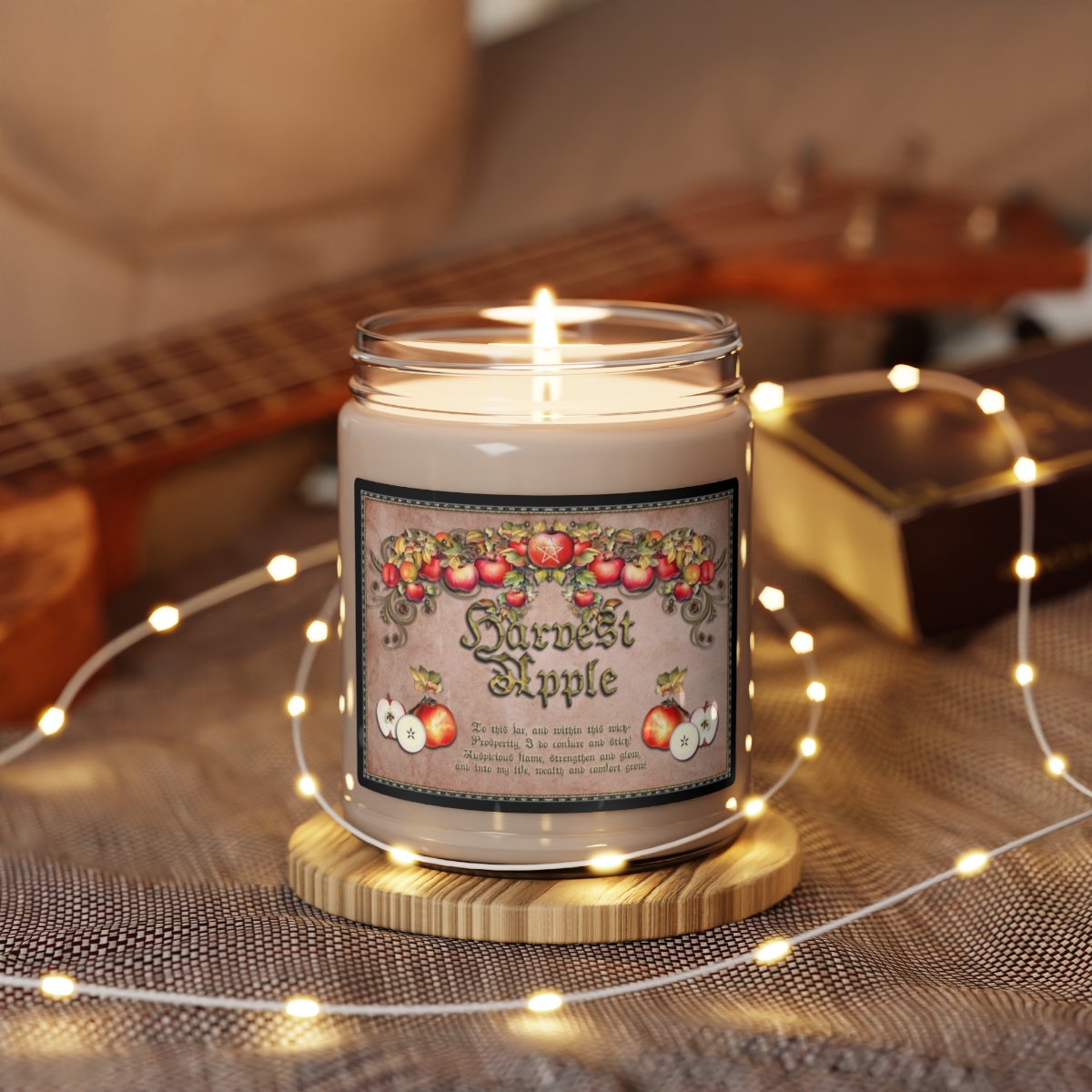Harvest Apple Scented Soy Prosperity Candle, 9oz product thumbnail image