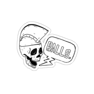 “Balls” - Die-Cut Stickers 