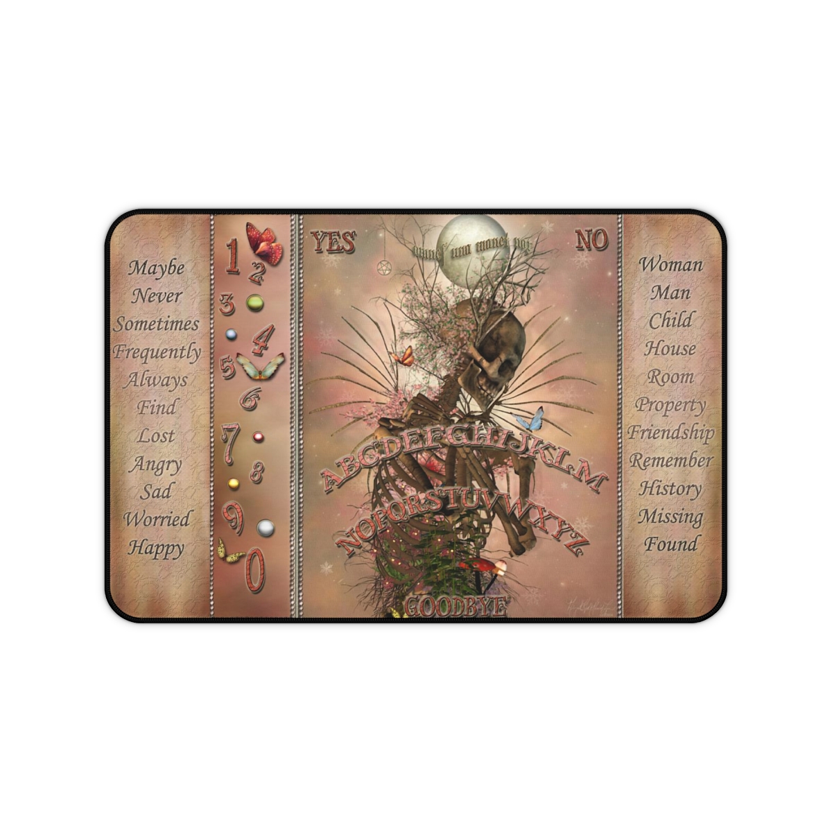 Spirit Board "Butterfly Bones" 12"x18" Neoprene Mat product thumbnail image