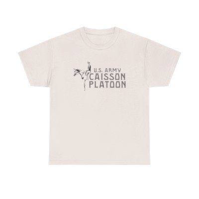 Caisson Horse Soldier Tee (Ice Grey-Sand)