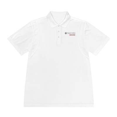 TSC Men's Range Officer - Sport Polo Shirt - White/Black Logo