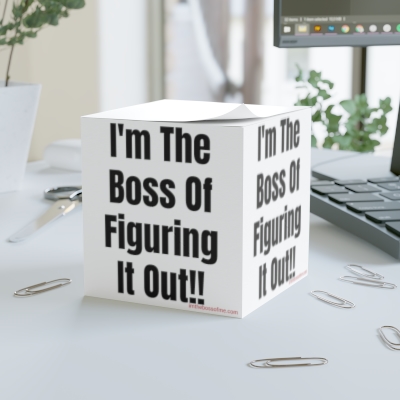 ITBOM Figuring It Out BOSS Note Cube