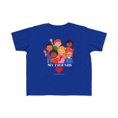LIght Passers marketplace "My Friends" Toddler's Fine Jersey Tee in many colors