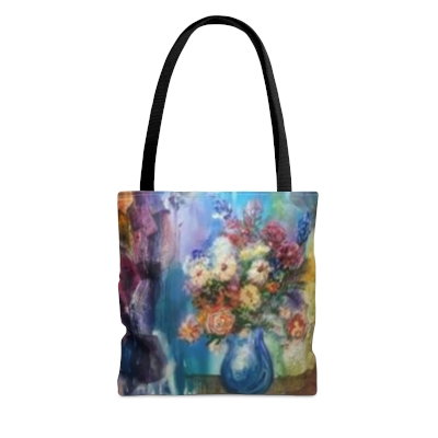 Floral Symphony Tote Bag