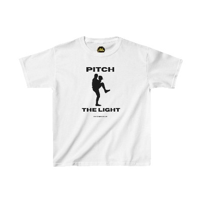 Light Passers Marketplace Streak Lightning "PITCH THE LIGHT" Youth Heavy Cotton™ Tee in many colored tees