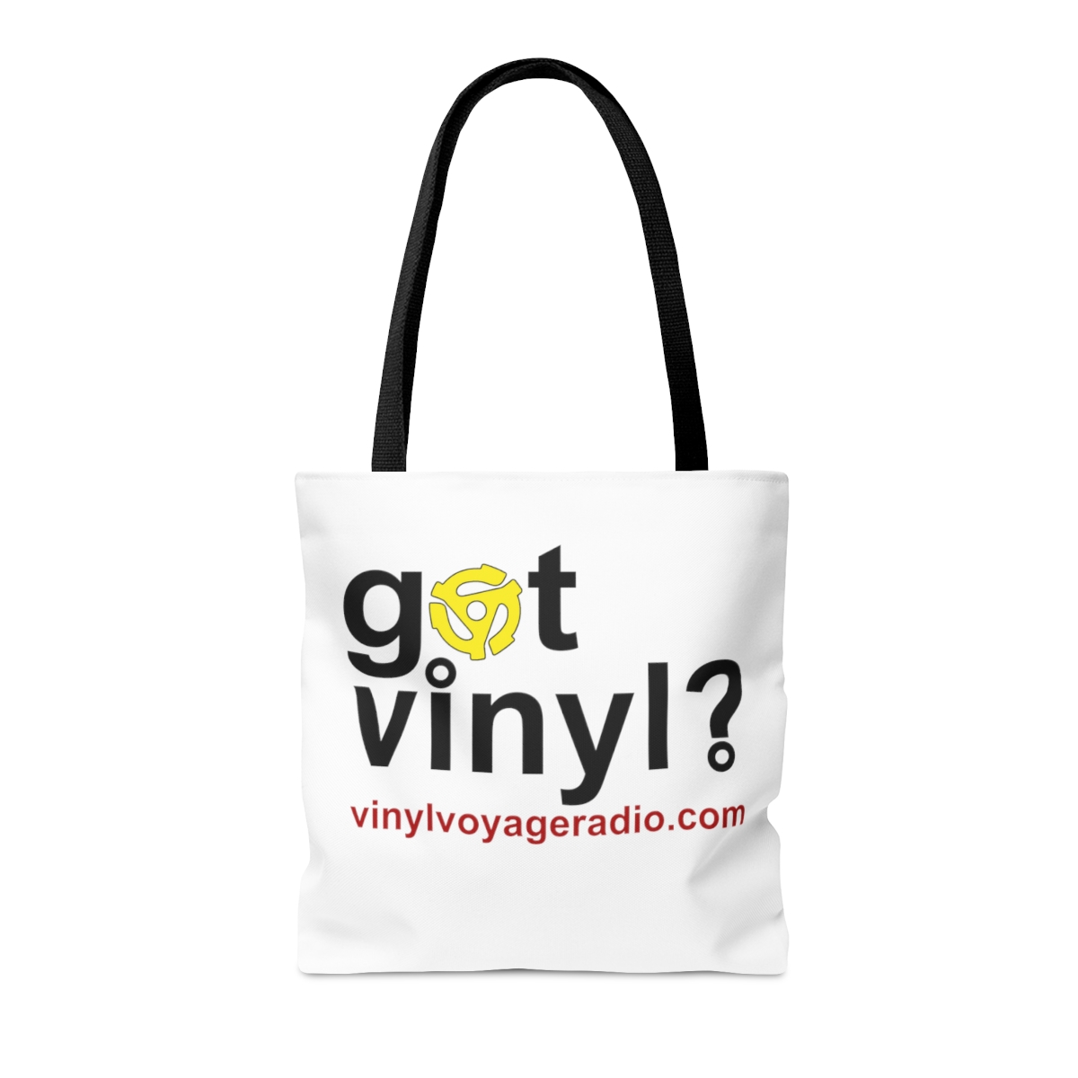Vinyl Voyage Radio Tote Bag product thumbnail image