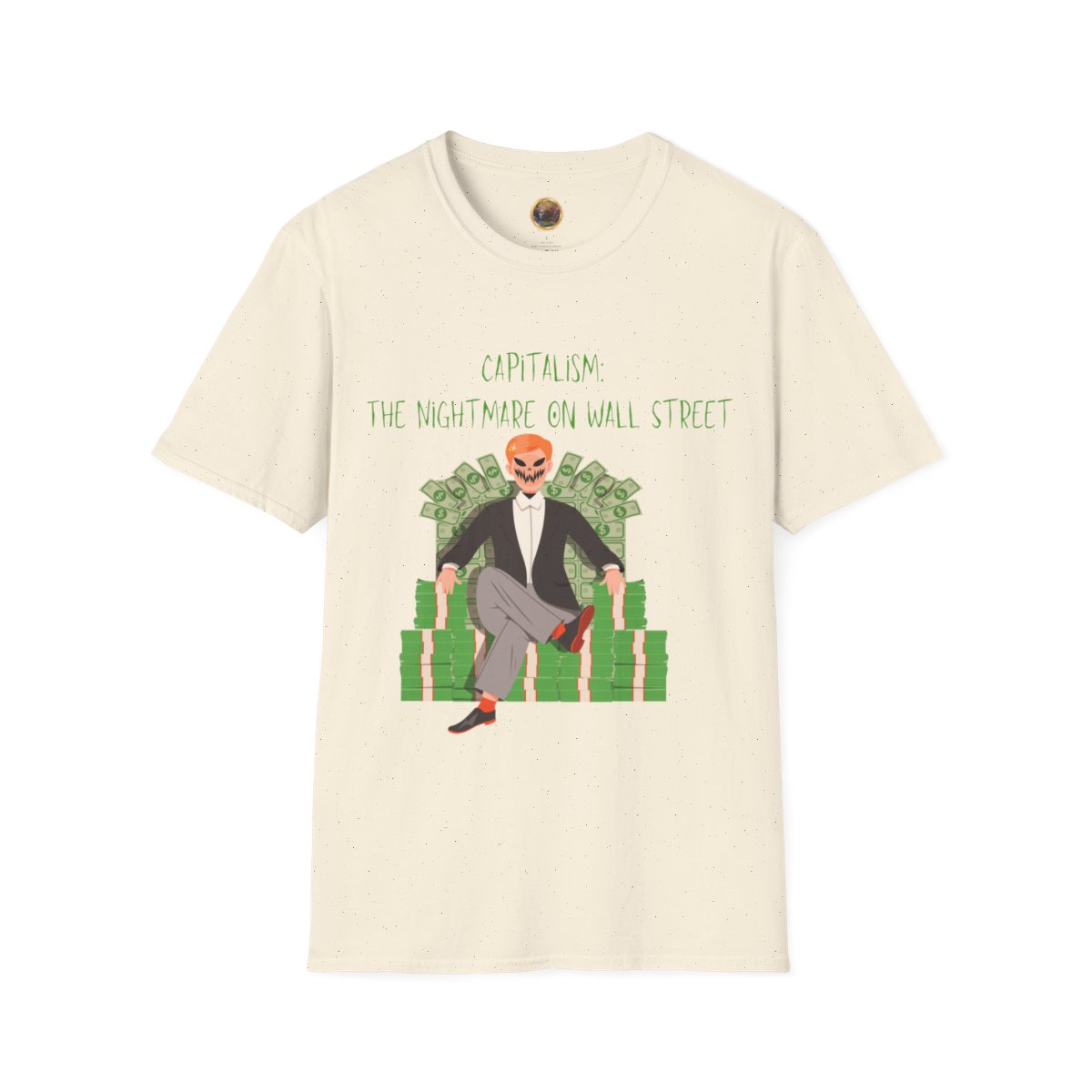 Capitalism Nightmare on Wall Street T-Shirt product thumbnail image