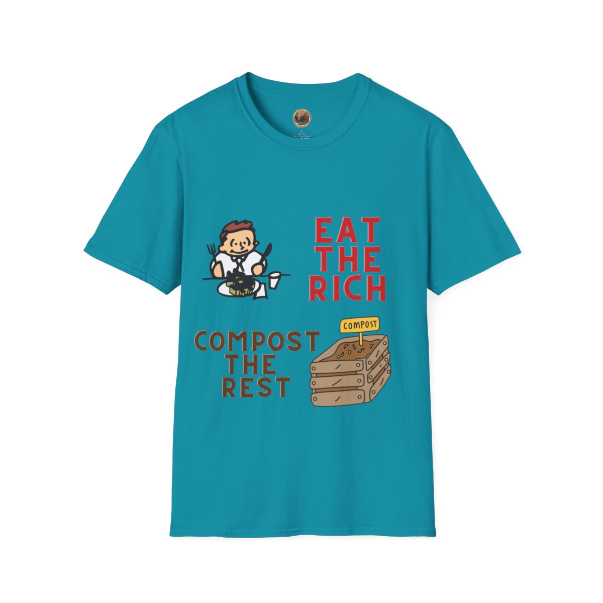 Eat the Rich, Compost the Rest T-Shirt product thumbnail image