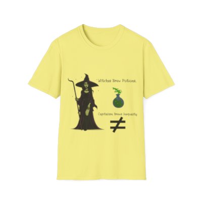Witches Brew Potions, Capitalism Brews Inequality T-Shirt