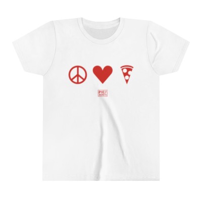 Peace Love Pizza - Youth T-shirt