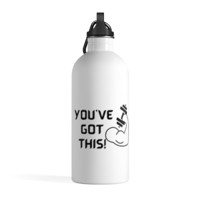 J S FIT, You’ve Got This, Muscle, Weight, Stainless Steel Water Bottle