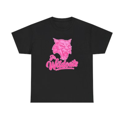 Jr Wildcats Pink Logo - Unisex Heavy Cotton Tee