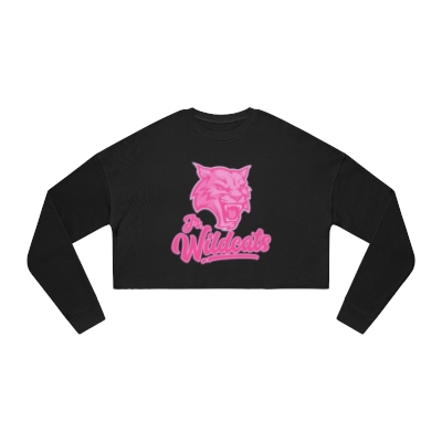 Jr Wildcats Pink Logo - Women's Cropped Sweatshirt