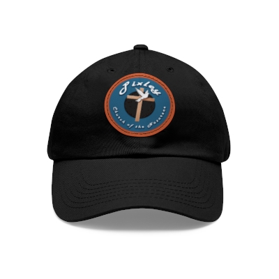 PixleyNaz - Dad Hat with Leather Patch (Round)