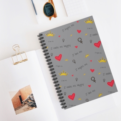 I LOVE ME - Notebook, Ruled Line