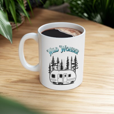 Wild Wonder Camper Travel Ceramic Mug 11oz