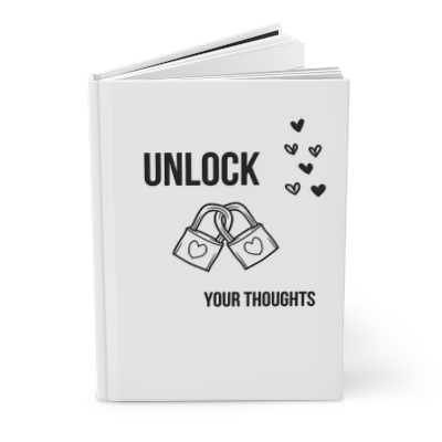 Unlock Your Thoughts Hardcover Journal Matte