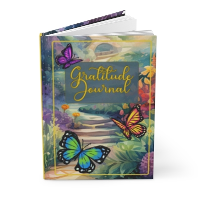 Butterfly Gratitude Hardcover Journal Matte