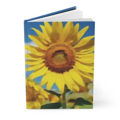 Mighty Sunflower Lined Matte Journal