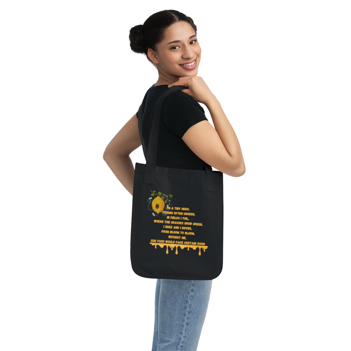 Bee-Loved Tote Bag: Unveil the Unsung Heroes of Nature product thumbnail image