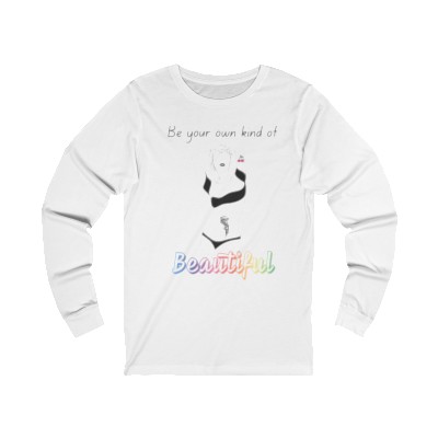 Be Your Own Kind of Beautiful, Unisex Jersey Long Sleeve Tee