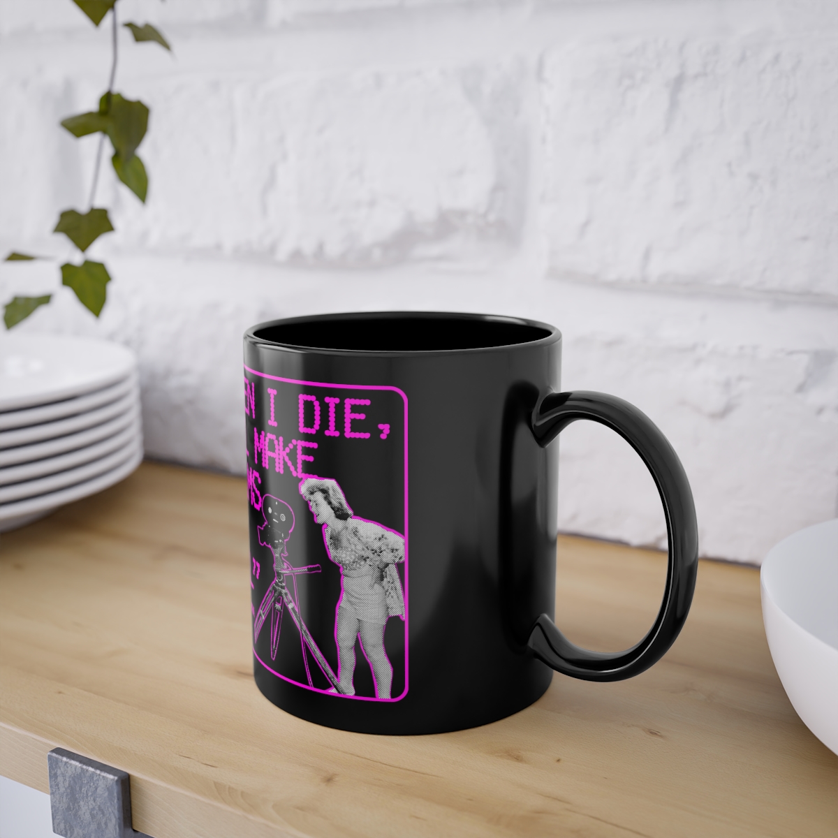 Doris Wish Black Coffee Cup (Shipped from Europe) product thumbnail image