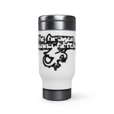 Stainless Steel Dragan Gonna Detcha Knightmare's Game Travel Mug with Handle, 14oz