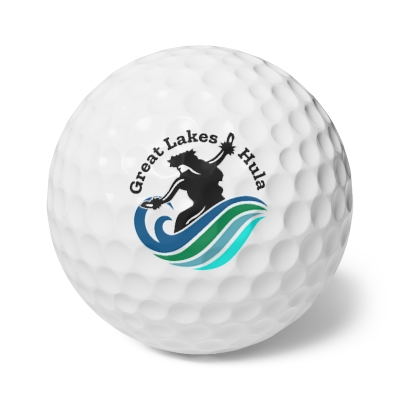 Great Lakes Hula Golf Balls, 6pcs