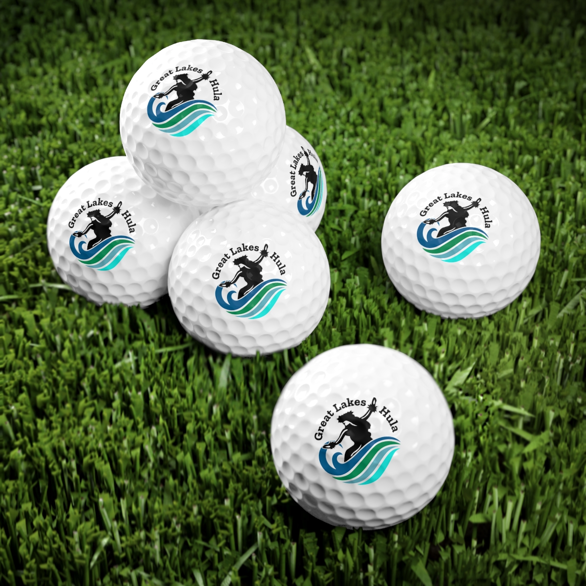 Great Lakes Hula Golf Balls, 6pcs product thumbnail image